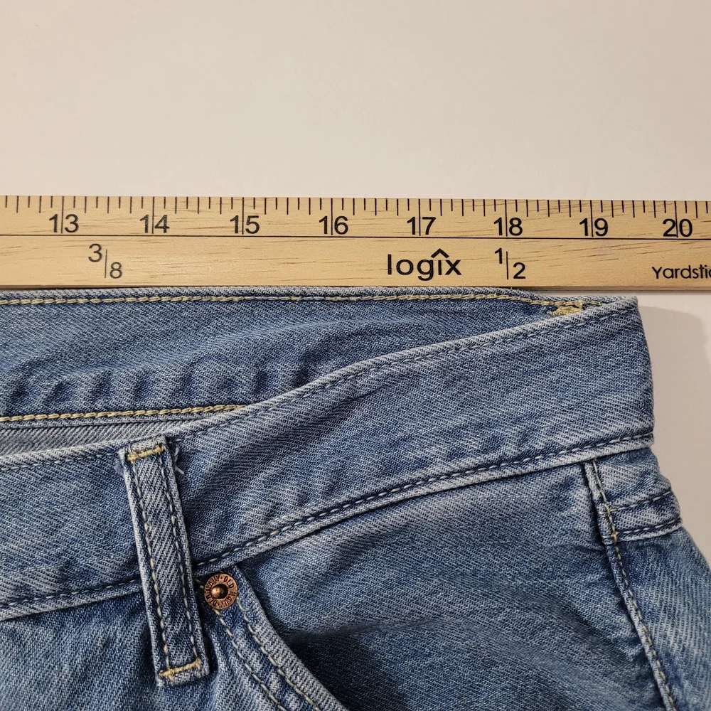 Old Navy Light Blue Drapey Denim Jeans 16 Petite - Picture 8 of 10